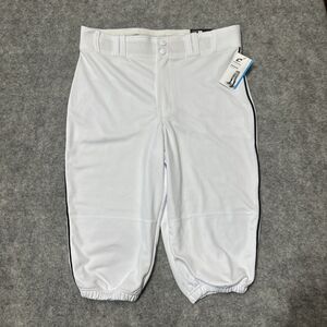 Champro Kincker Loose Fit Men's Baseball Pants Size L White Cropped‎ Pants